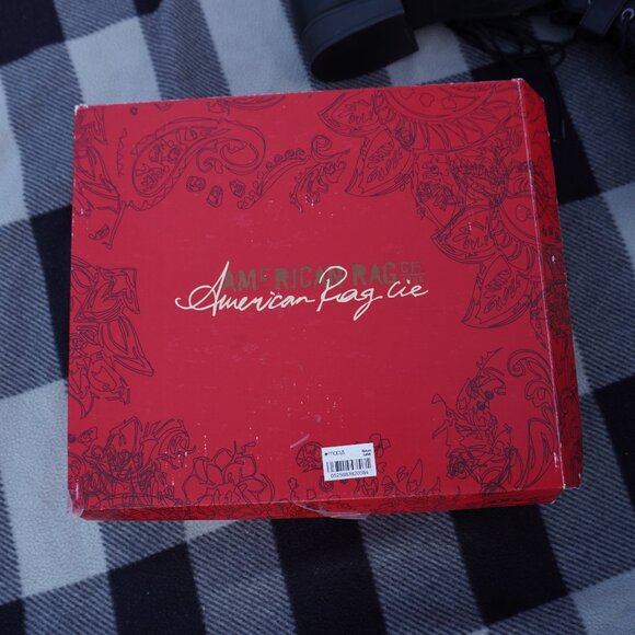 Black American Rag Cie Farahh Combat Boots - Picture 7 of 8